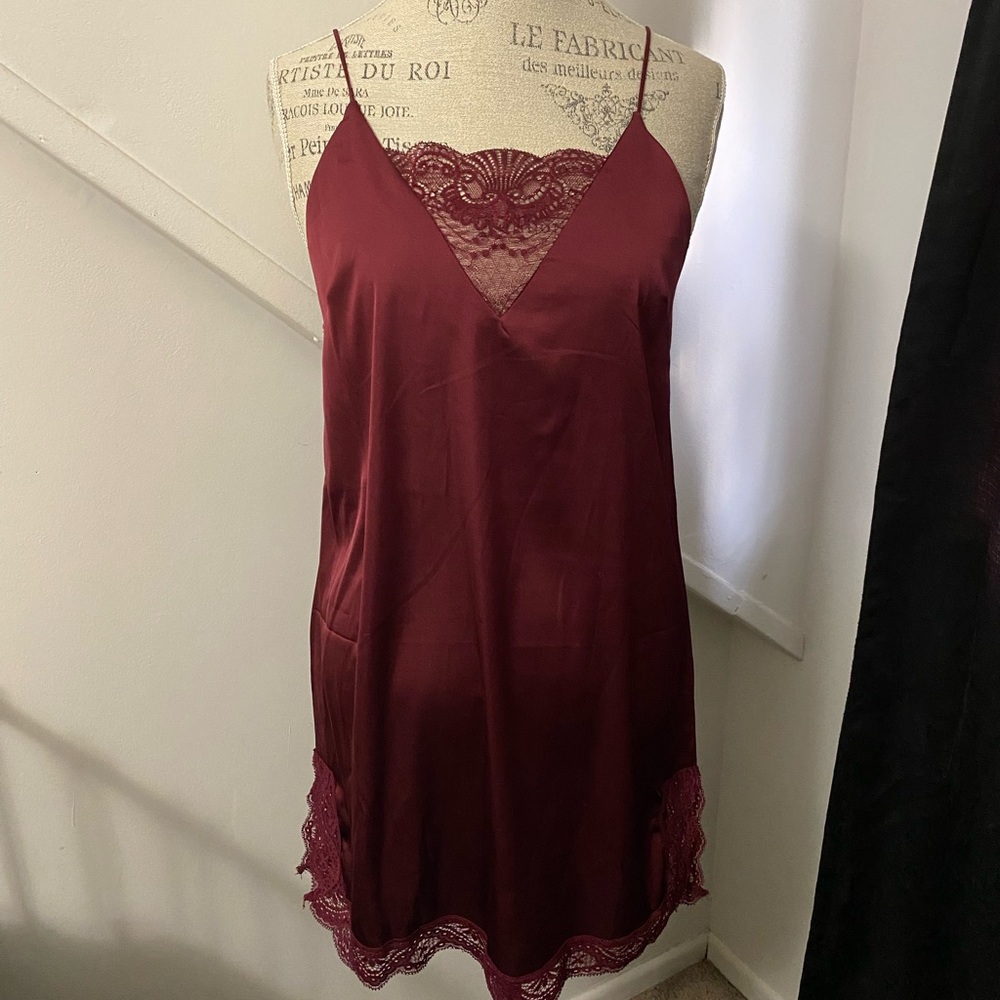 Slip Dress With Lace Details